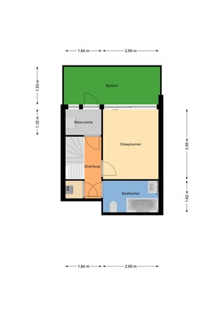 Floorplan - Noorderhavenkade 119C02, 3039 RM Rotterdam